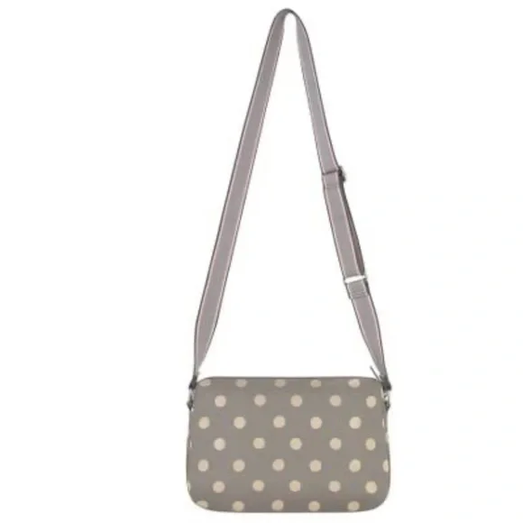 Cath Kidston Button Spot Crossbody Bag Gray Oilcloth - Picture 11 of 11